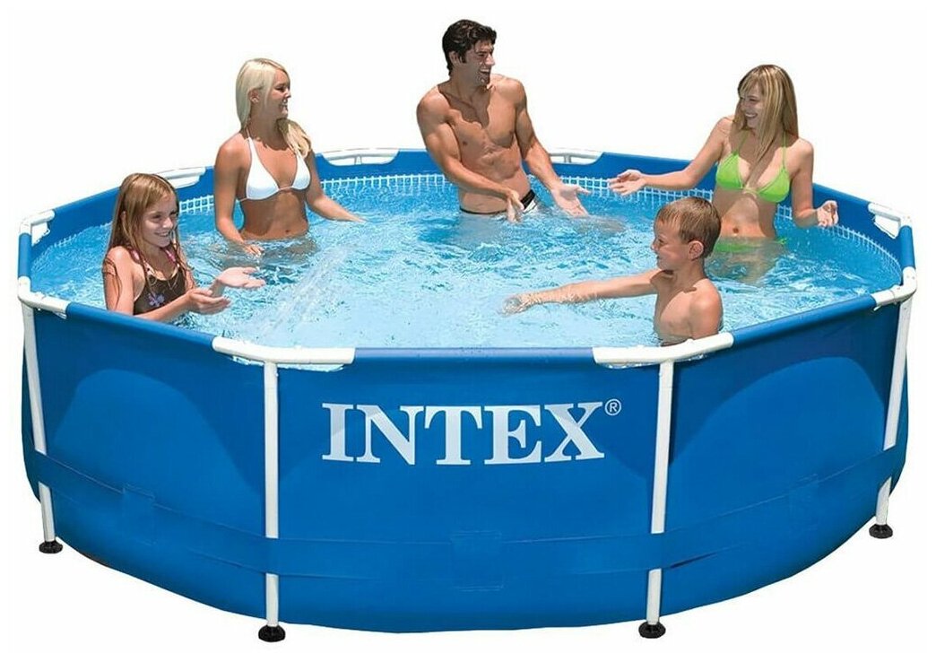 Каркасный бассейн Intex Metal Frame Pool 305x76 см 28200 - фотография № 14