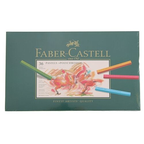 фото Faber-castell набор сухой пастели polychromos, 36 цветов