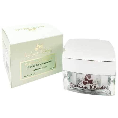 Антивозрастной крем Indian Khadi с Шафраном и папайей 50г