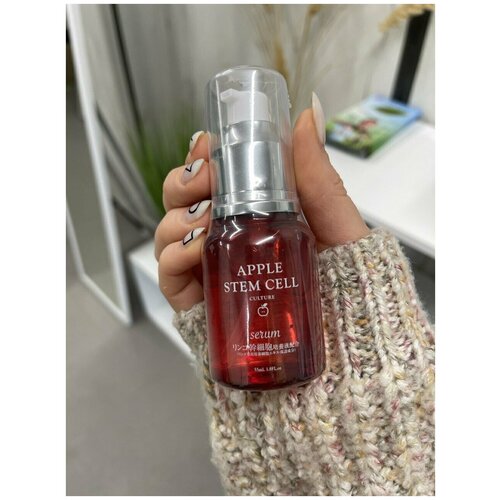 Сыворотка, лосьон со стволовыми клетками яблок, омоложение, подтяжка лица, увлажнение, Япония