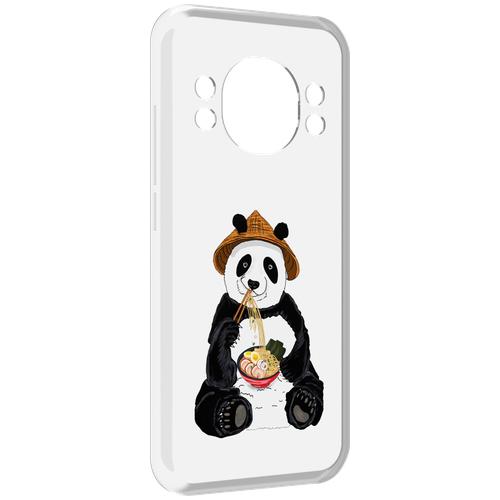 Чехол MyPads панда-любит-лапшу для Doogee S98 / S98 Pro задняя-панель-накладка-бампер