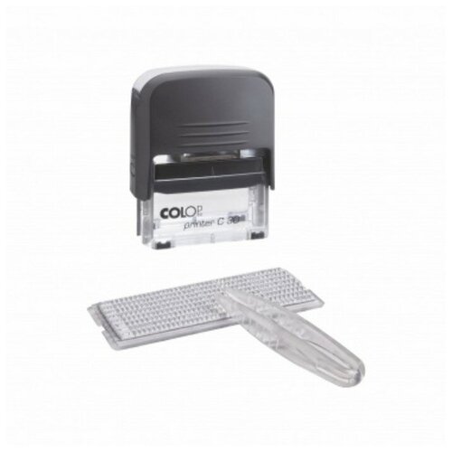 штамп colop printer c30 set прямоугольный самонаборный 47х18 мм Штамп автомат самонаб 5стр 1 касса Colop Printer C30/1-SET черный