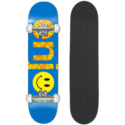 фото Скейтборд enjoi no brainer smiley blue, размер 8.25x32