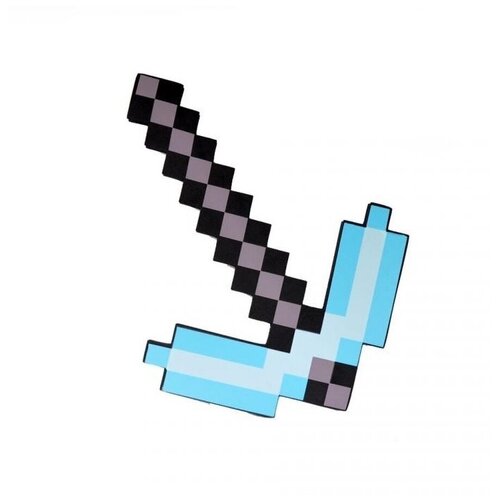 Алмазная кирка Майнкрафт Minecraft (темная, 45 см)
