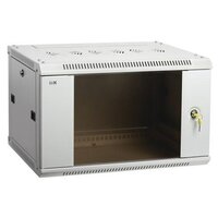 ITK LWE3-06U64-GF Шкаф LINEA WE 6U 600x450 мм дверь стекло серый