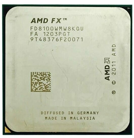 Процессор AMD FX 8100 (2,8 ГГц, AM3+, 8 Мб, 8 ядер)