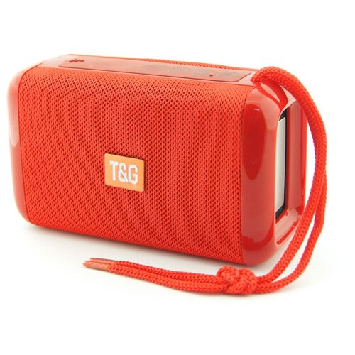 Портативная акустика T &G TG163, 5 Вт, красный