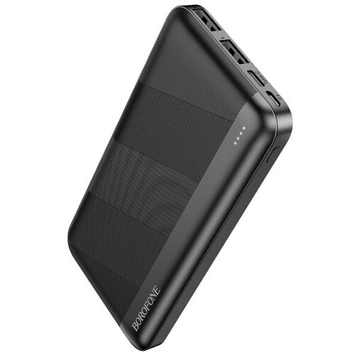 Внешний аккумулятор Borofone Power Bank BJ27 Pindar 10000mAh Black 6974443387995 powerbank внешний аккумулятор borofone bj26 spencer pd20w magnetic wireless power bank 3 0а 10000mah белый