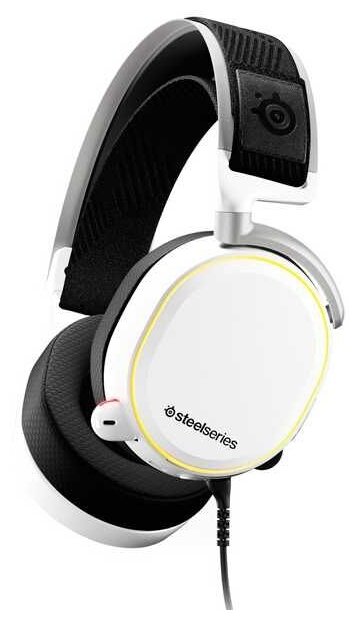 Игровые наушники Steelseries Arctis Pro + GameDAC, проводные, белый