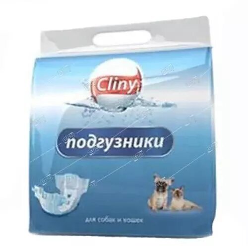 Cliny Подгузники д/собак и кошек XS (2-4кг), 11шт - фотография № 3