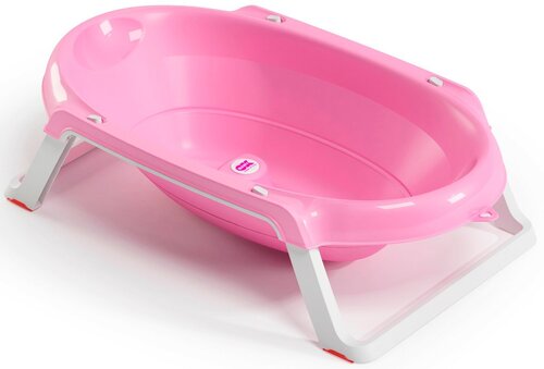 Ванночка для купания складная Ok Baby Onda Slim Розовый