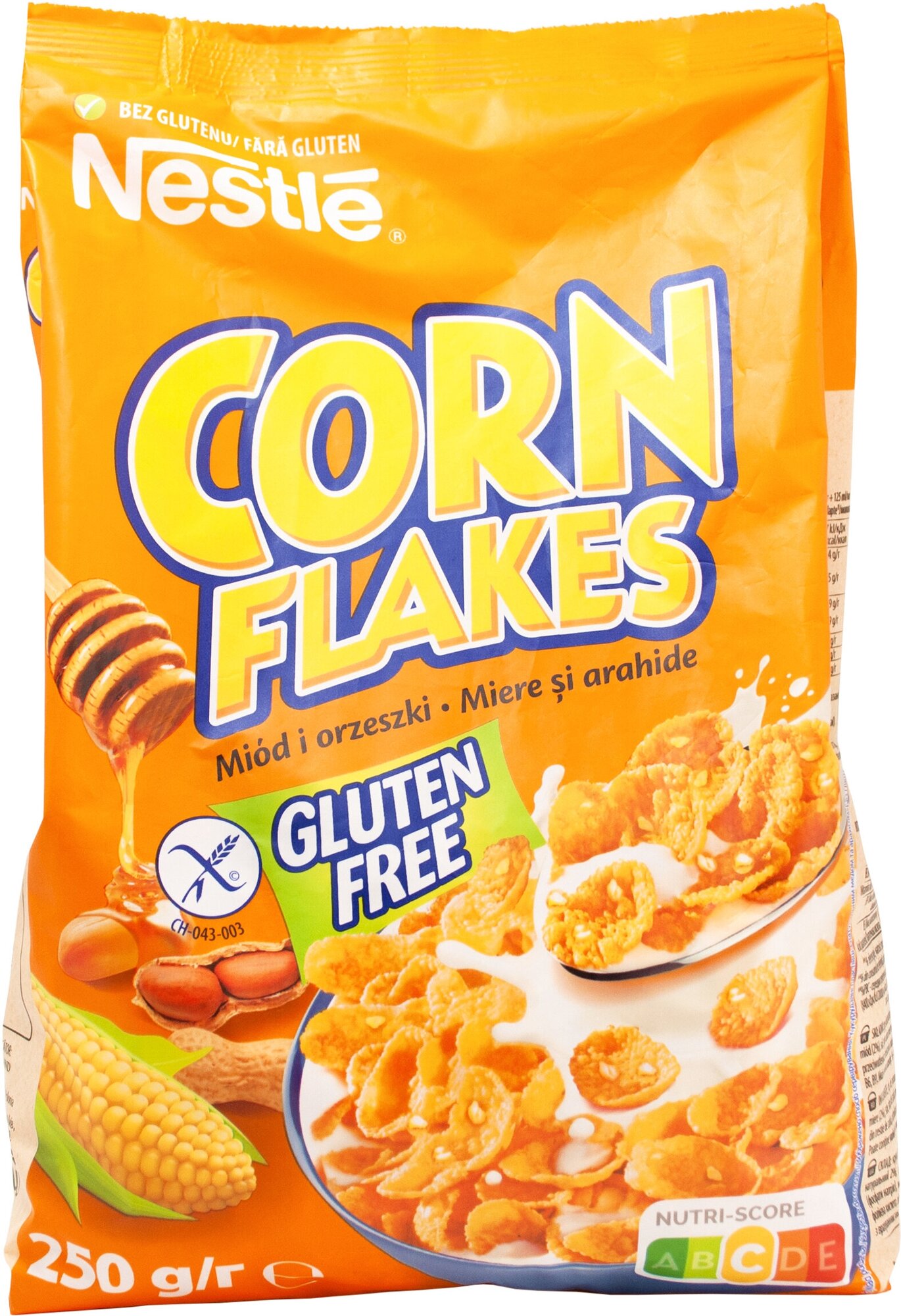 Nestle Corn Flakes Кукурузные хлопья - фотография № 1