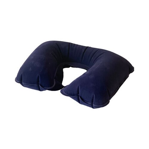 Подушка для шеи надувная Flyandtrip 42х26см синяя 1шт