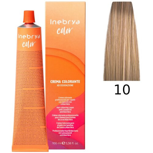 Крем-краска Inebrya Color Professional 10 Яркий блонд 100 мл