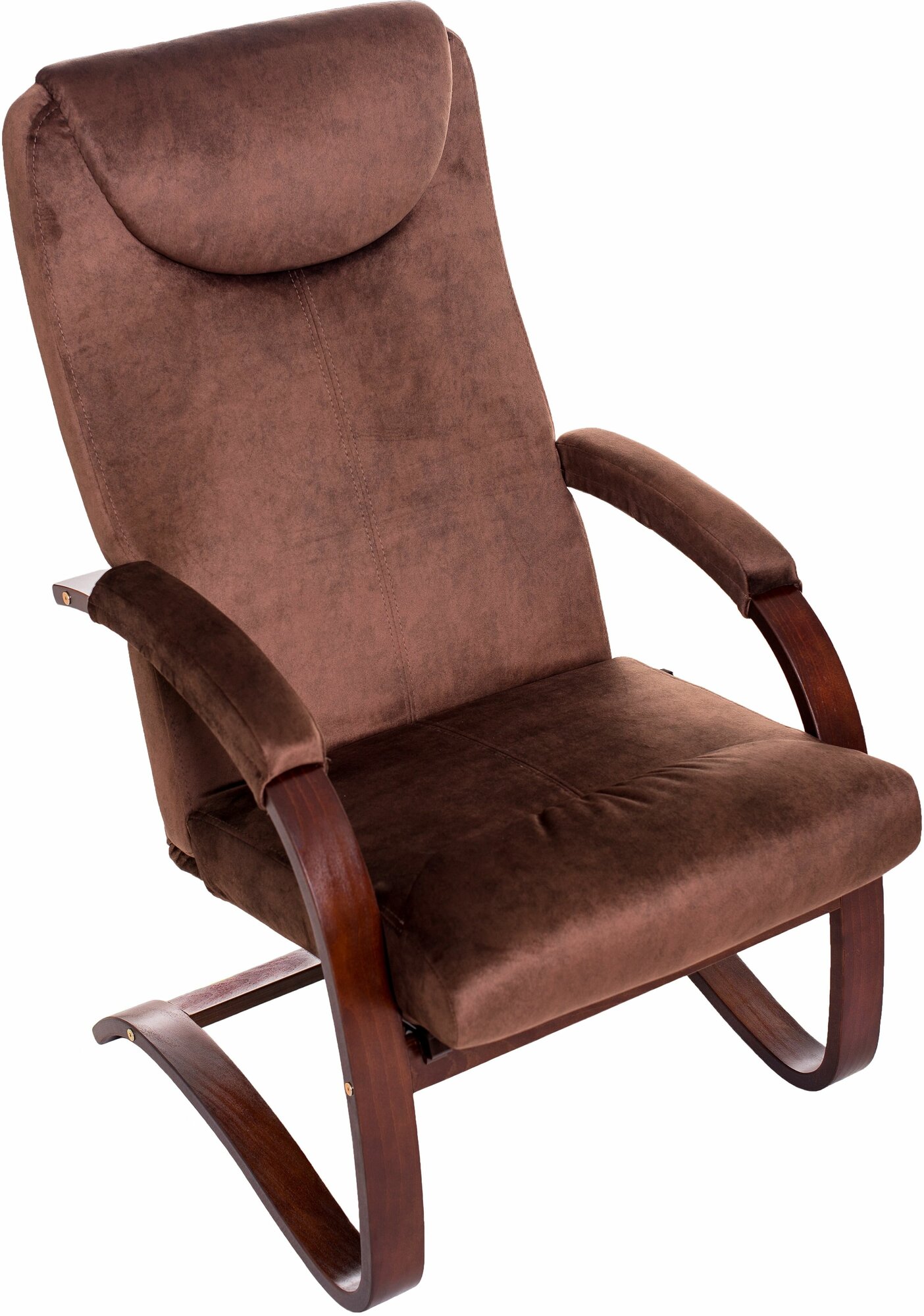 Кресло Комфорт-качалка шоколад - фотография № 3