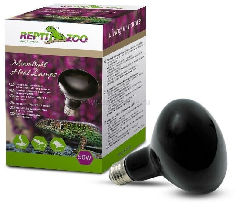 Лампа ночная для террариума Repti-Zoo ReptiNightglow, размер 9.5см.