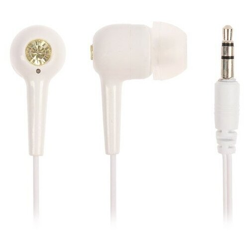 Наушники LuazON Брилиант W-02 вакуумные белые 397₽