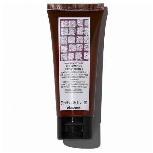 Davines Natural Tech Replumping Conditioner - Уплотняющий кондиционер, 60 мл davines уплотняющий шампунь 250 мл davines natural tech