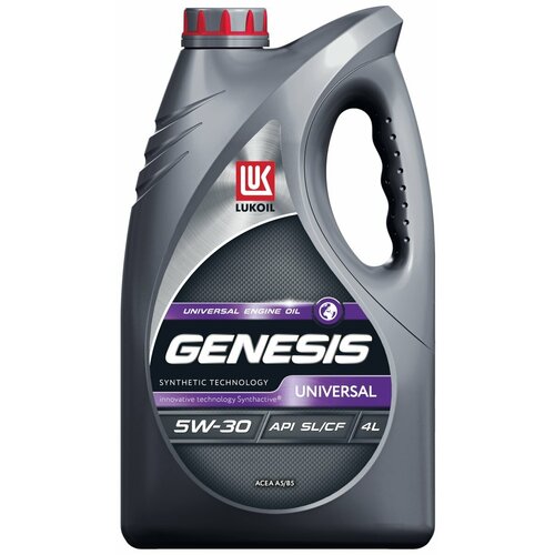 Полусинтетическое моторное масло ЛУКОЙЛ Genesis Universal 5W-30, 1 л, 1 шт.