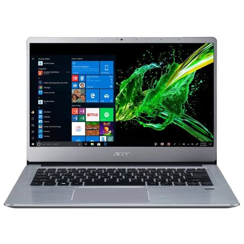 фото Ноутбук Acer SWIFT 3 (SF314-58-30BG) (Intel Core i3 10110U 2100 MHz/14"/1920x1080/8GB/256GB SSD/DVD нет/Intel UHD Graphics/Wi-Fi/Bluetooth/Windows 10 Home) NX.HPMER.006 серебристый