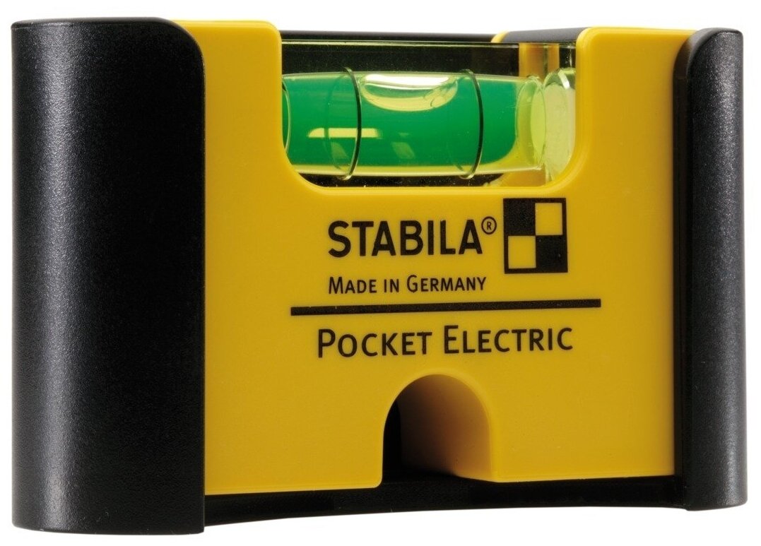 Уровень Stabila Pocket Electric 7 см с чехлом на пояс Арт. 18115