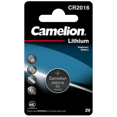 CR2016 Батарейка круглая серия Lithium 1шт FortLuft CR2016 дисковая батарейка rezer cr2016 1 шт