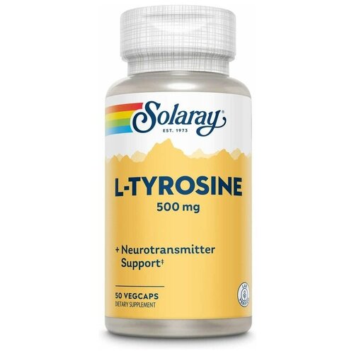 L-Tyrosine Free Form 500mg, 50 VegCaps