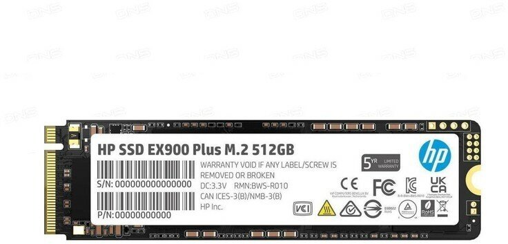 Накопитель SSD HP 512Gb EX900 Plus Series (35M33AA) - фото №13