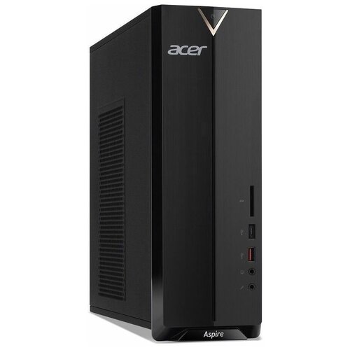 Компьютер Acer Aspire XC-1660, Intel Core i3 10105, DDR4 8ГБ, 1000ГБ, Intel UHD Graphics 630, CR, Windows 10 Professional, черный [dt.bgwer.01a]