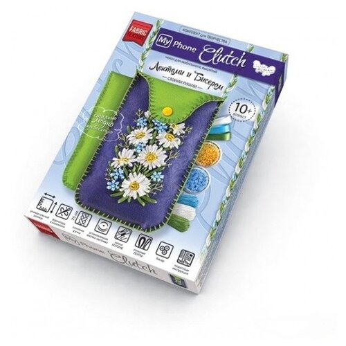 фото Набор для творчества "вышивка лентами. ромашки" danko toys