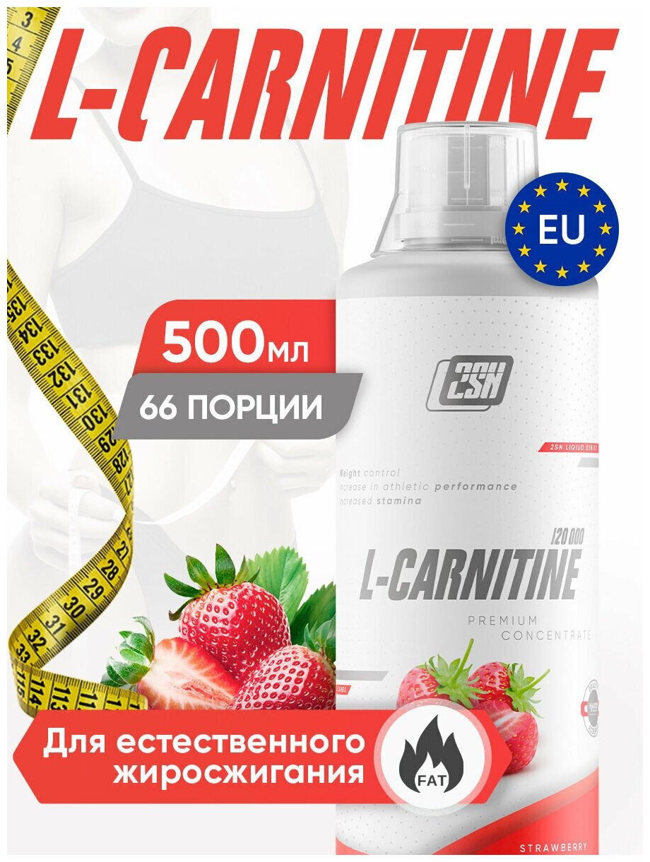 2SN L-carnitine 500ml (Клубника)