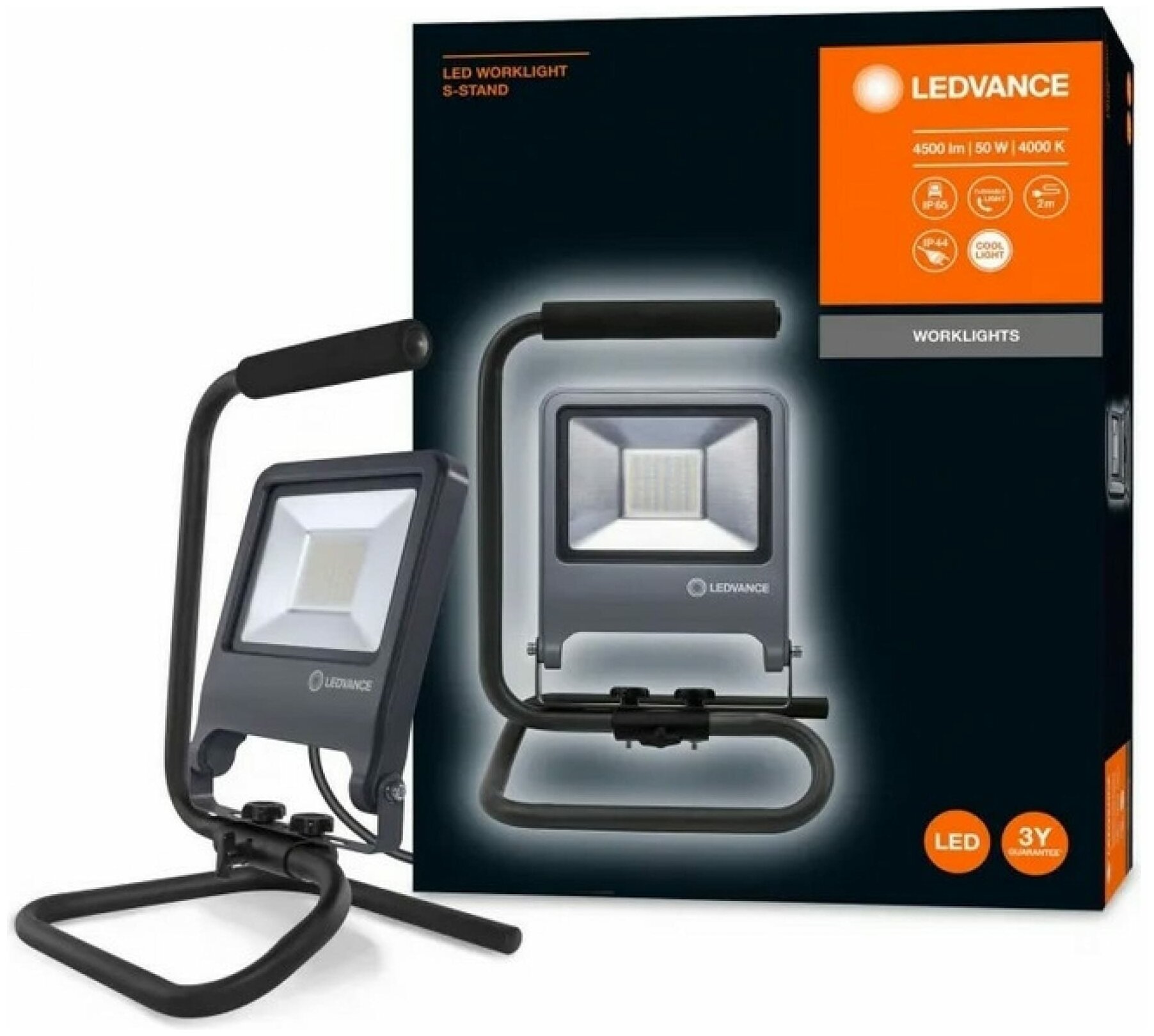 Прожектор светодиодный LEDVANCE LED WORKLIGHT 50W 840 S-STAND 4058075213876