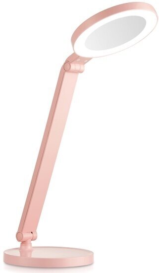 Настольная лампа Camelion LED KD-824 C14 розовый,9 Вт,230В, сенс, рег. ярк и цвет. темп, с зеркалом)