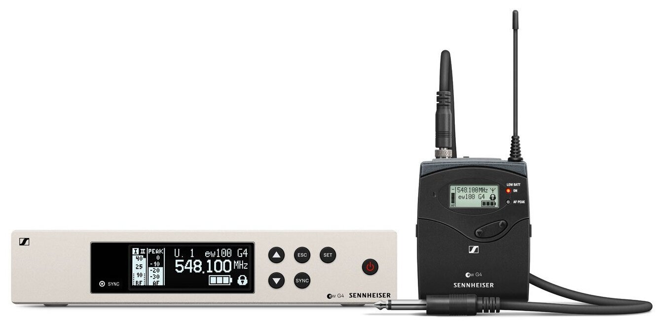 Sennheiser EW 100 G4-CI1-A инструментальная радиосистема серии G4 Evolution 100 UHF (516- МГц)