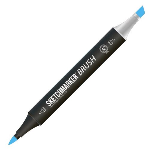 SketchMarker Маркер Brush 2, B72 light blue, 1 шт.