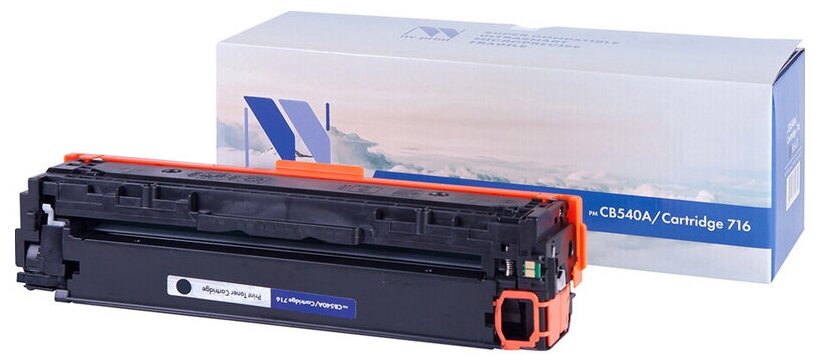 Картридж совм. NV Print CB540A/Cartridge 716 черный для HP Color LJ CM1312/CP1215/1515/1518(2200стр.) (Под заказ)