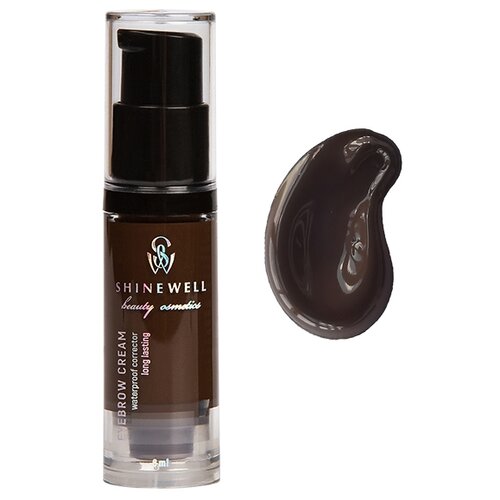 Shinewell Стойкая крем краска для бровей Eyebrow Cream
