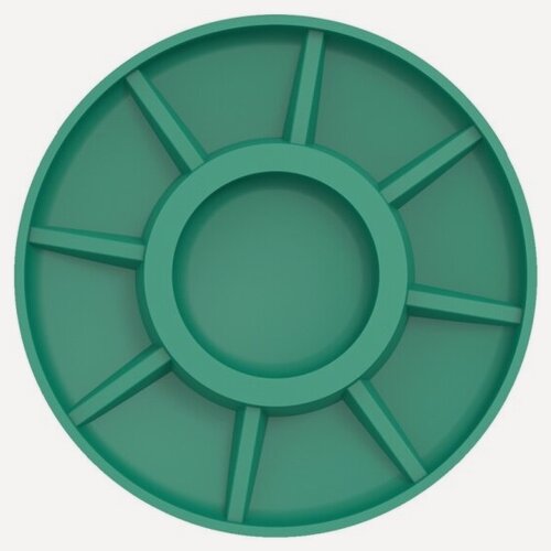 Изображение товара Крышка колодца "rostok" Rostok пластиковая зеленая