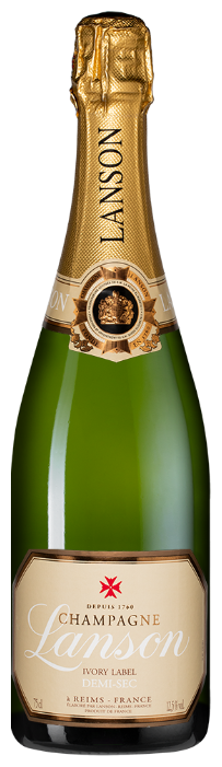 Шампанское Lanson Ivory Label Demi-Sec, 0.75 л