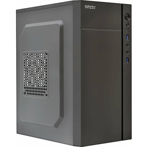 Корпус Ginzzu B250 mATX, Mini-Tower, без БП черный