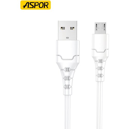 Кабель Aspor A100 micro-USB , 1 метр, белый