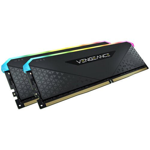 Память оперативная Corsair DDR4 3200MHz 16GB 2x8GB Dimm Unbuffered 16-20-20-38 XMP 20 Vengeance RGB RS RGB LED Black PCB 135V for AMD Ryze 705800₽