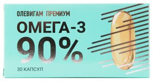 Фото Олевигам Премиум Омега-3 90% капс.