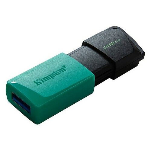 Kingston Носитель информации USB Drive 256Gb DataTraveler Exodia M , USB 3.2 черный зеленый