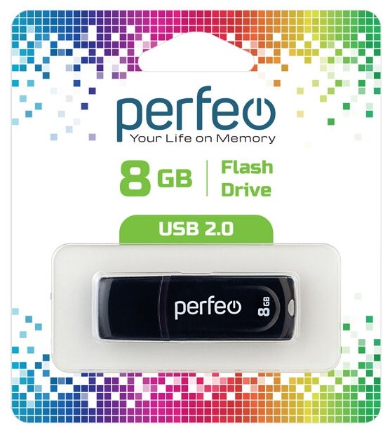 USB флешка Perfeo USB 8GB C09 Black