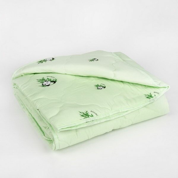 Одеяло всесезонное "Бамбук", размер 200х220 +- 5 см, 300гр/м2, чехол п/э