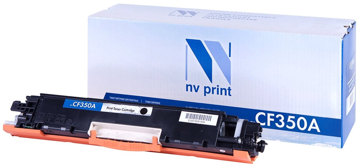 Лазерный картридж NV Print NV-CF350ABk для HP LaserJet Color Pro M176n, M177fw (совместимый, чёрный, 1300 стр.)