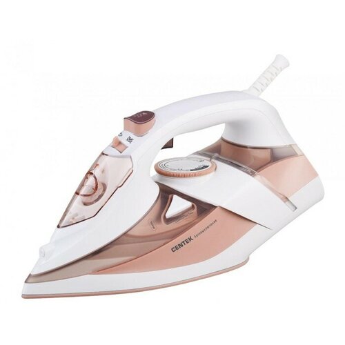 Утюг Centek CT-2322 2800 Вт керамика 350 мл капля-стоп пар удар бежевый 398700₽