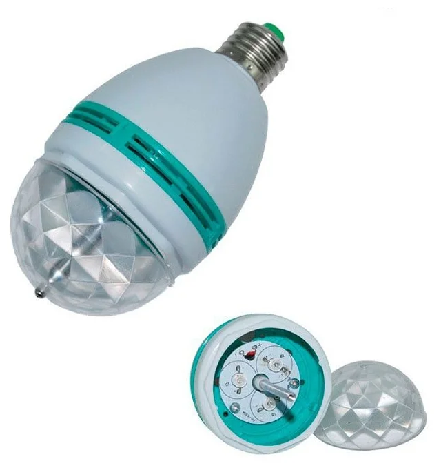 Вращающаяся светодиодная диско LED лампа