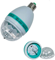 Вращающаяся светодиодная диско LED лампа
